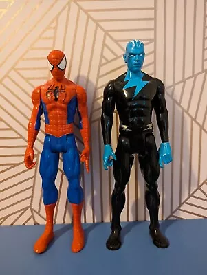 Buy 12 Inch Marvel Spider-Man  2 Figures , Electro & Spider-Man • 5.49£