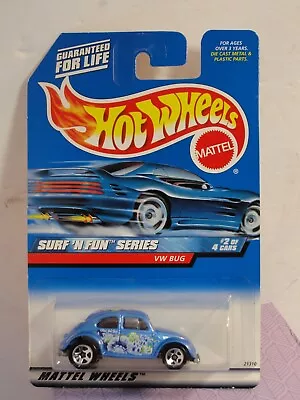 Buy Hot Wheels 1998 VW BUG #962 Surf 'N Fun Series VW #2 Of 4 NOC • 8.58£