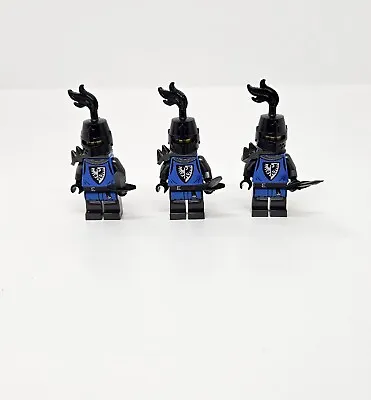 Buy LEGO BLACK FALCON ARMY Castle MINIFIGURE ARMOUR BLACK SWORD NEW X3 (62) • 19.99£