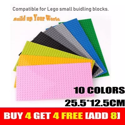 Buy Baseplate Base Plates Building Blocks 16 X 32 Dots Compatible For LEGO Boards UK • 6.99£