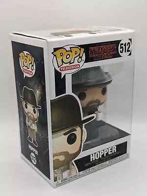 Buy Damaged Box | Funko Pop Television | Stranger Things | Hopper With Donut #512 • 18.99£