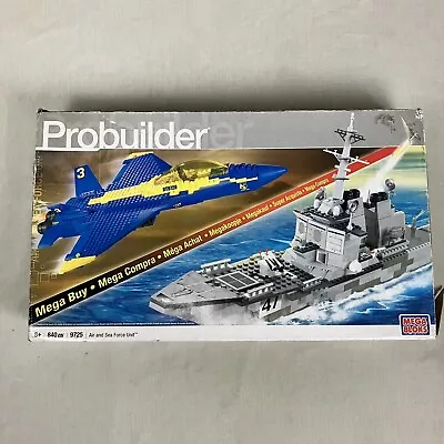 Buy Mega Bloks Pro Builder 9725 Air And Sea Force Unit Sealed Contents (Box Opened) • 59.99£