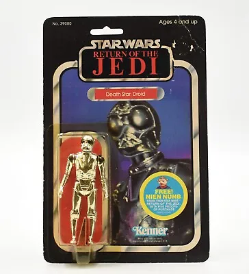 Buy Vintage Star Wars Return Of The Jedi - Death Star Droid Action Figure - 48 Back • 399.99£