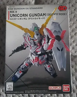 Buy SD Gundam Ex-Standard RX-0 Unicorn Gundam (Destroy Mode) • 8.99£