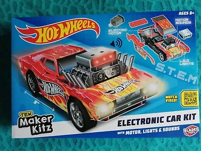 Buy Hot Wheels Electronic Car Kit 9  With Motor,Lights&Sounds BTHW-ME1 Age8+  • 20£