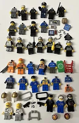 Buy Lego Minifigures City Mixed Bundle Police Fireman Space Workmen Accessories Lot • 6.99£