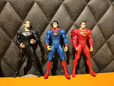 Buy Superman 3.75  Inch Black Suit General Zod  Action Figure Bundle Superman Damage • 9.99£