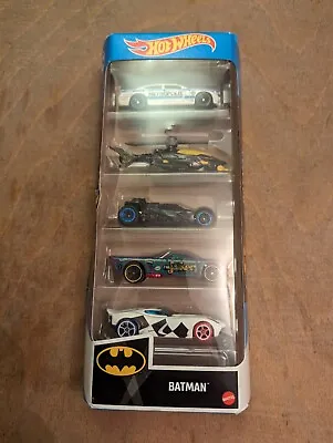 Buy Hot Wheels  Batman Gift Pack 5 Car Set - Gtn43 New 1/64 • 9.99£