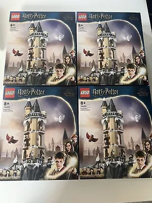 Buy 4 X LEGO Harry Potter: Hogwarts Castle Owlery 76430 Brand New Sealed • 125£