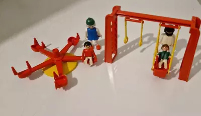 Buy Playmobil Playground With Swings And Roundabout With Adults Children • 6.50£