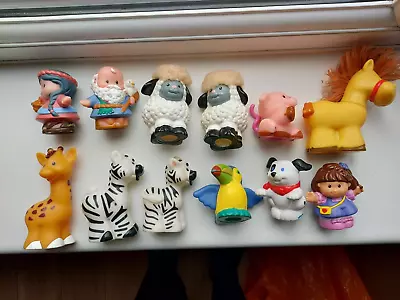 Buy Lot Of Fisher Price Little People Figures And Animals • 7.99£