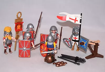 Buy 6x Playmobil Figures Roman Legionaries Guard Soldiers 6490 Toys Bundle PM11 • 17.95£