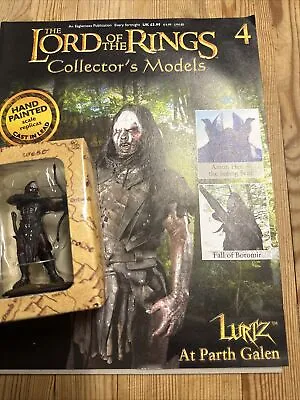 Buy Lord Of The Rings Collector's Models Eaglemoss Issue 4 Lurtz Figurine Figure • 14.99£