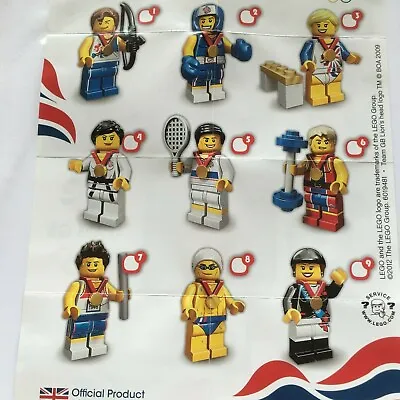 Buy Genuine Lego Minifigures From Olympics Series  Choose The One You Need • 10.99£