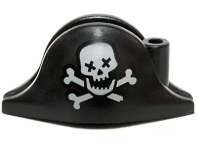 Buy LEGO 1 Pirate Skull Hat Pirate Bicorne With Skull 2528pb10 6122966  • 3.84£