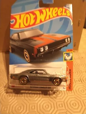 Buy Hot Wheels 69 Dodge Charger 500 Grey Muscle Mania 2022 3/10 209/250 • 3.95£