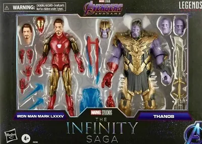 Buy Marvel Legends The Infinity Saga  Avengers Iron Man Vs Thanos Figure Set (new) • 67.80£