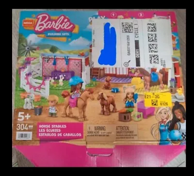 Buy MEGA Barbie Horse Stables Building Set • 35£