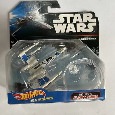 Buy Hot Wheels Star Wars Resistance X-Wing Fighter With Stand 2015 • 7.50£