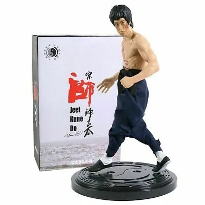 Buy 1/6 Bruce Lee Jeet Kune Do Three-Headed Limited PVC Figure Statue Model Toy HOT • 59.99£