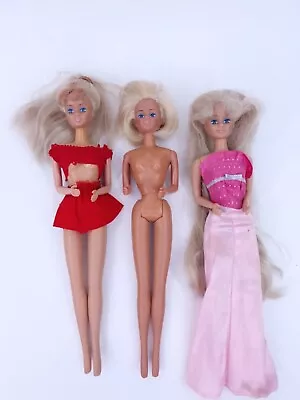 Buy Lot Of 3 Vintage 1980s Petra Doll Dolls Bundle Germany German Blonde Barbie • 30.88£