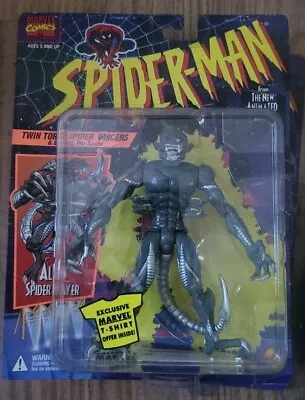 Buy Marvel Spider Man Toy Biz Alien Spider Slayer Action Figure BNIP • 15£