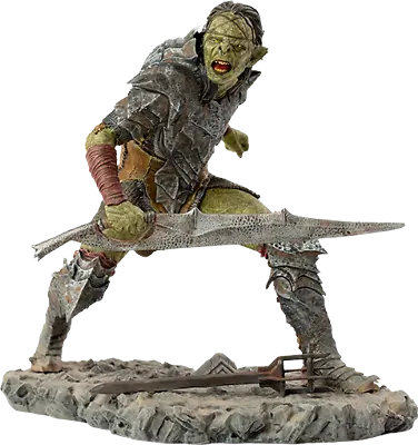Buy Lord Of The Rings Bds Art Scale Statue 1/10 Swordsman Orc Iron Studios Sideshow • 179.79£