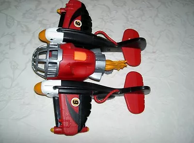 Buy Imaginext Fisher-Price Sky Racers Twin Eagle Aircraft Aeroplane & Pilot USED • 7.99£