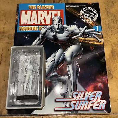 Buy Eaglemoss Classic Marvel Figurine Collection Silver Surfer Issue 7 With Magazine • 9.99£