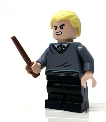Buy NEW Draco Malfoy, Slytherin Sweater 30628 Harry Potter LEGO Minifigure • 9.46£