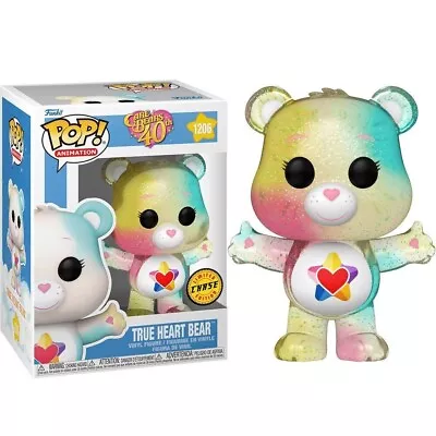 Buy Funko POP! Animation Care Bears 40th Chase True Heart Bear #1206 New In Box • 18£