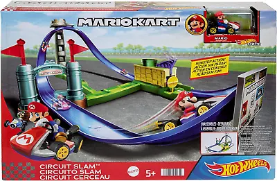 Buy Hot Wheels Mario Kart Circuit Slam Track Set • 35.90£