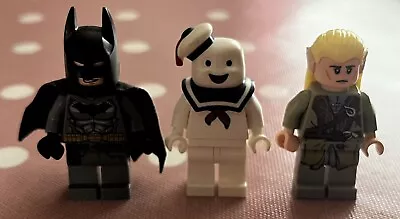Buy Genuine LEGO Minifigures Stay Puft Marshmallow Man Batman Legolas LOTR • 19.99£