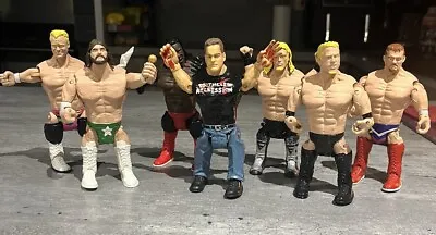 Buy WWE Wrestling Figures WWF Custom Mattel Toy Bundle X 7 Wrestlers Hasbro Size • 35£