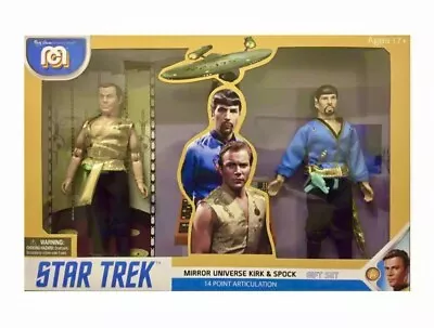 Buy Mego Star Trek Mirror Universe Kirk And Spock 2 Pack • 40.80£