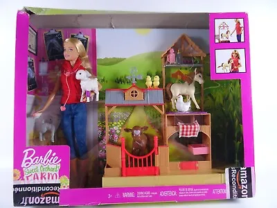 Buy Barbie Doll Sweet Orchard Farm Veterinarian Play Set NRFB Mint Original Packaging (10784) • 61.70£
