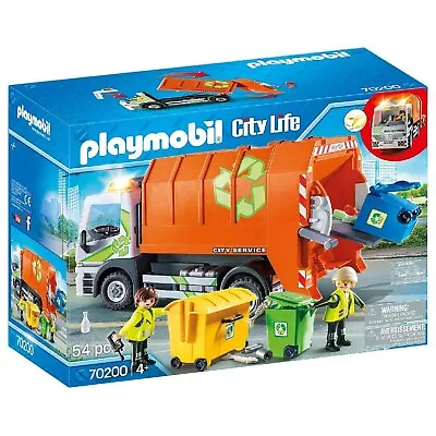 Buy Playmobil City Life 70200 Recycling Truck 70200, For Children Ages 4+ • 46.21£