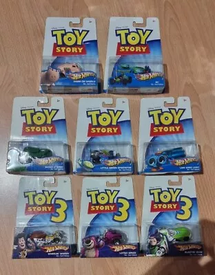 Buy Hot Wheels Toy Story Set Of 8 From 2009/2010 New On Cards Rare • 150£