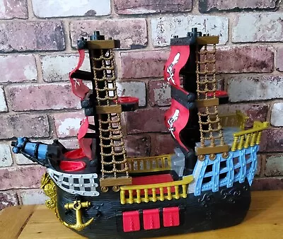 Buy Imaginext Red Skull Crossbones Pirate Ship - Retired 2006 Fisher Price/Mattel • 25£