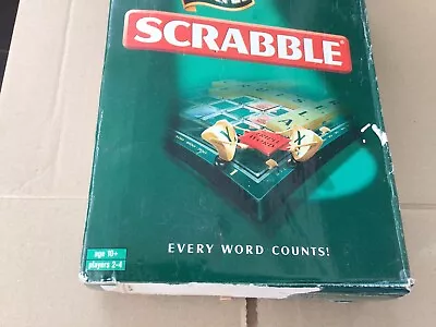Buy Mattel Travel Scrabble With Clip-In Tiles • 3.99£