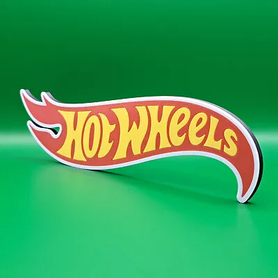 Buy Hot Wheels 3D Printed Logo Display Sign • 6.99£