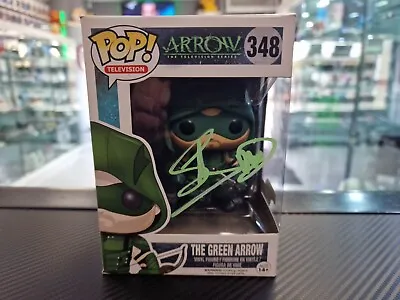 Buy Arrow The Green Arrow (Signed Stephen Ameli) #348 Funko Pop! • 123.11£