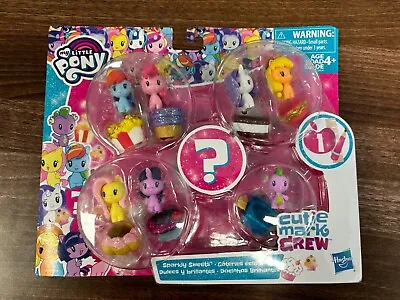 Buy My Little Pony Cutie Mark Crew Sparkly Sweets Set Inc 8 Ponies And 8 Accessories • 12.99£