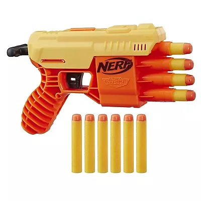 Buy Nerf Alpha Strike Fang QS-4 Foam Dart Blaster Tactical Orange • 5.97£