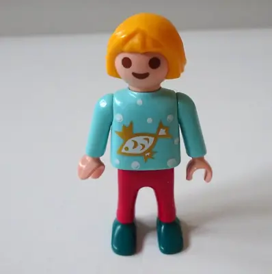 Buy Playmobil 9061 Aquarium Playset Spares - Blonde Girl Action Toy Figure • 5.75£