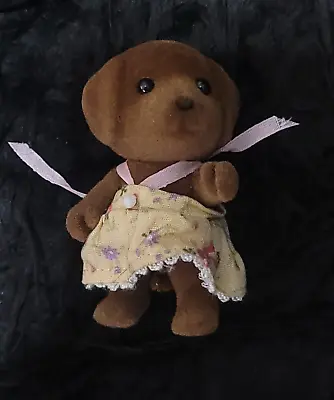 Buy SYLVANIAN FAMILIES Vintage Epoch 1985 Chocolate Brown Labrador Puppy Dog • 13.50£