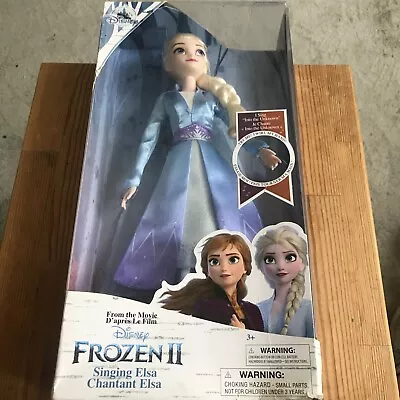 Buy Disney Frozen 2 Singing Elsa Figure Doll Toy Hasbro Sings Into The Unknown • 22.50£