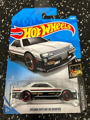 Buy NISSAN SKYLINE RS KDR30 WHITE LONG CARD Hot Wheels 1:64 **COMBINE POSTAGE** • 5.95£