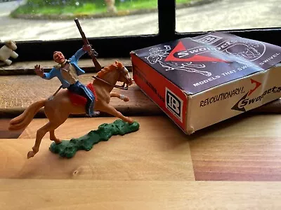 Buy Britains Swoppets Wounded Cowboy Mounted Model No. 635 With ORIGINAL BOX • 14.99£