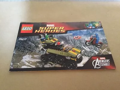 Buy Lego Marvel Super Heroes Set 76017 Instructions Manual  • 1.95£